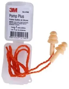 Protetor Auricular Pomp Plus Cordao Laranja 19db Nrrsf Ca 5745 3M
